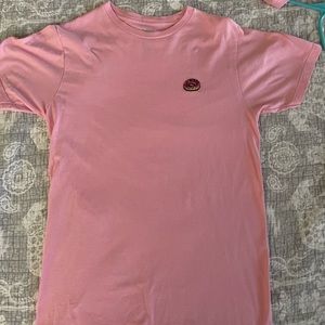 Raised donut logo mens pink t shirt size M like new